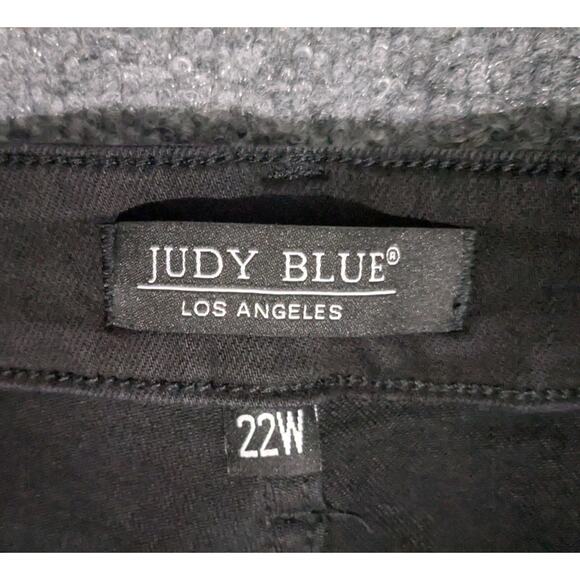 Judy Blue Flare Jeans Womens Plus Size 22W Denim Black - Picture 3 of 12